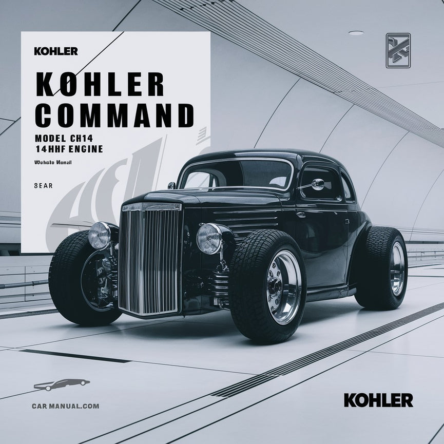 Manuel d'atelier du moteur Kohler Command modèle CH14 14HP