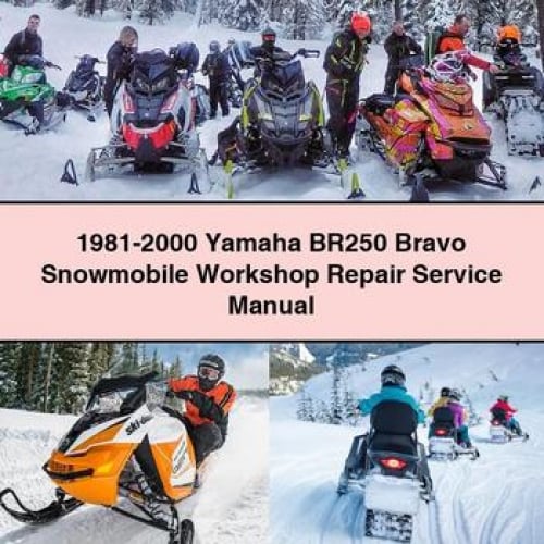 1981-2000 Yamaha BR250 Bravo Snowmobile Workshop Repair Service Manual PDF Download