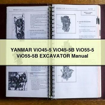 Manual de excavadora Yanmar ViO45-5 ViO45-5B ViO55-5 ViO55-5B