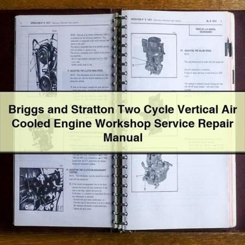 Manual de reparación y servicio del motor vertical de dos tiempos refrigerado por aire Briggs and Stratton