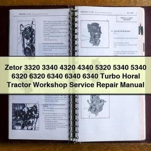 Zetor 3320 3340 4320 4340 5320 5340 5340 6320 6320 6340 6340 6340 Turbo Horal Tractor Workshop Service Repair Manual PDF Download