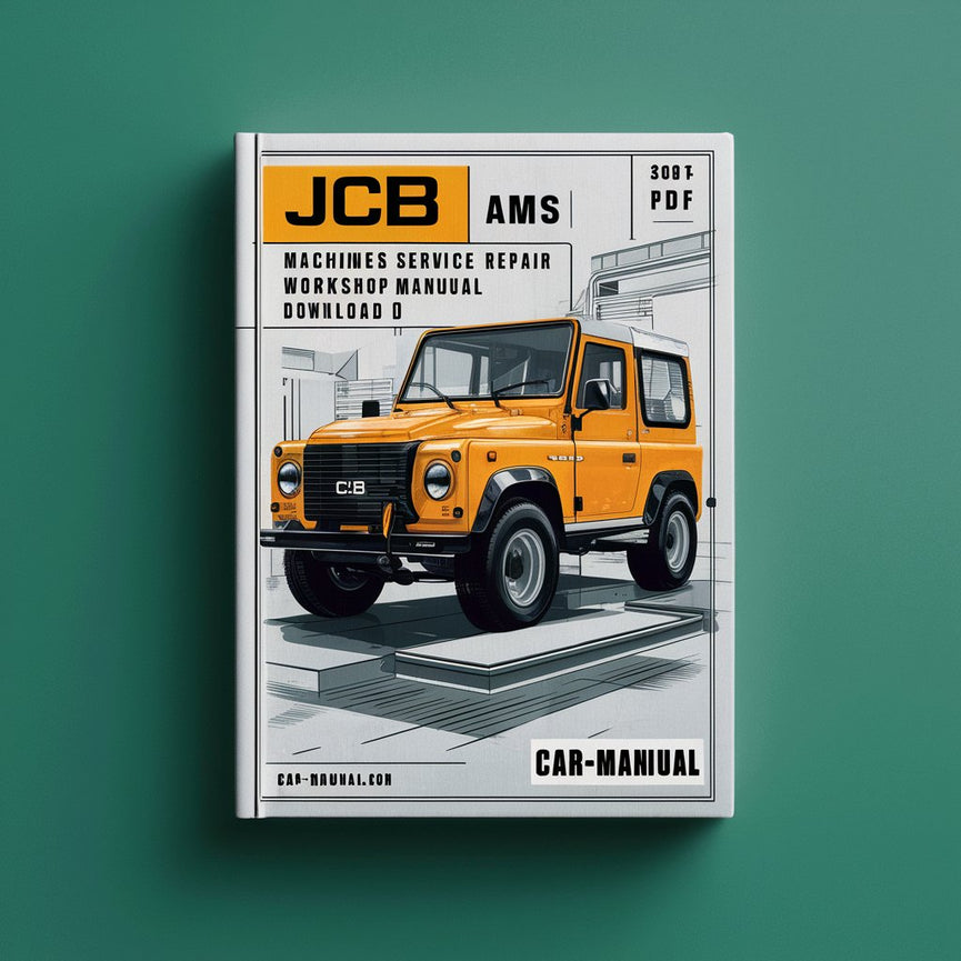 JCB AMS JS Machines Service Repair Workshop Manual  (Supplement )