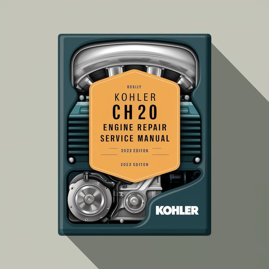 Manuel de réparation et d'entretien du moteur Kohler CH20