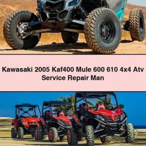 Kawasaki Mule 600/610 4x4 ATV Service Repair Manual