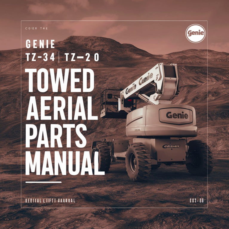 Manual de piezas del elevador aéreo remolcado Genie TZ-34 TZ-20