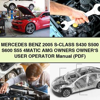 Mercedes Benz 2005 S-Class S430 S500 S600 S55 4MATIC AMG Owners Owner's User Operator Manual (PDF)