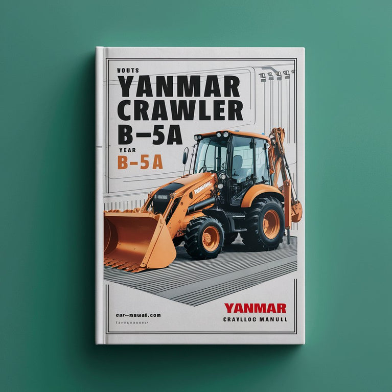 Yanmar Crawler Backhoe B7-5A Parts Catalog Manual PDF Download