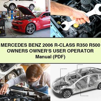 Mercedes Benz 2006 R-Class R350 R500 Owners Owner's User Operator Manual (PDF)