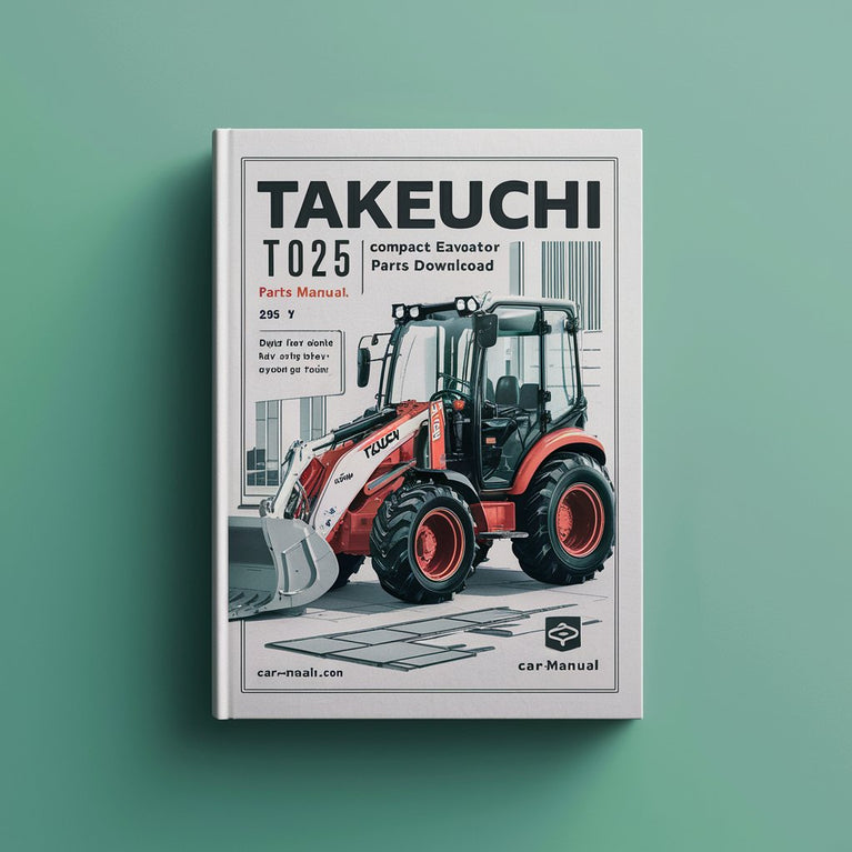 Takeuchi TB025 Compact Excavator Parts Manual  (SN 1255001-1258249)