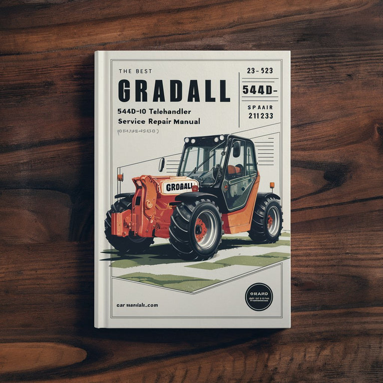 Best GRADALL 544D-10 Telehandler Service Repair Manual (P/N-9136-4003)