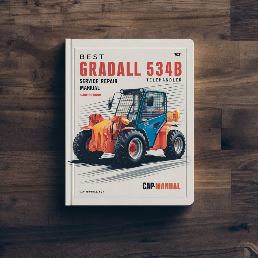 Best GRADALL 534B Telehandler Service Repair Manual (P/N-9020-7317)