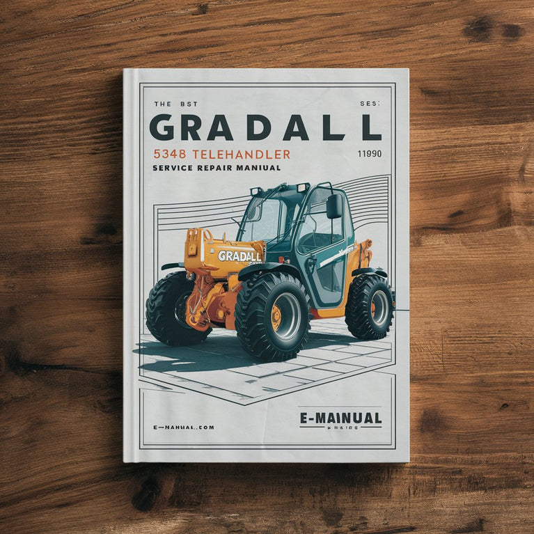 Best GRADALL 534B Telehandler Service Repair Manual (P/N-9103-1390)