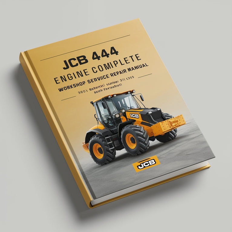 Manuel de réparation et d'entretien complet du moteur JCB 444