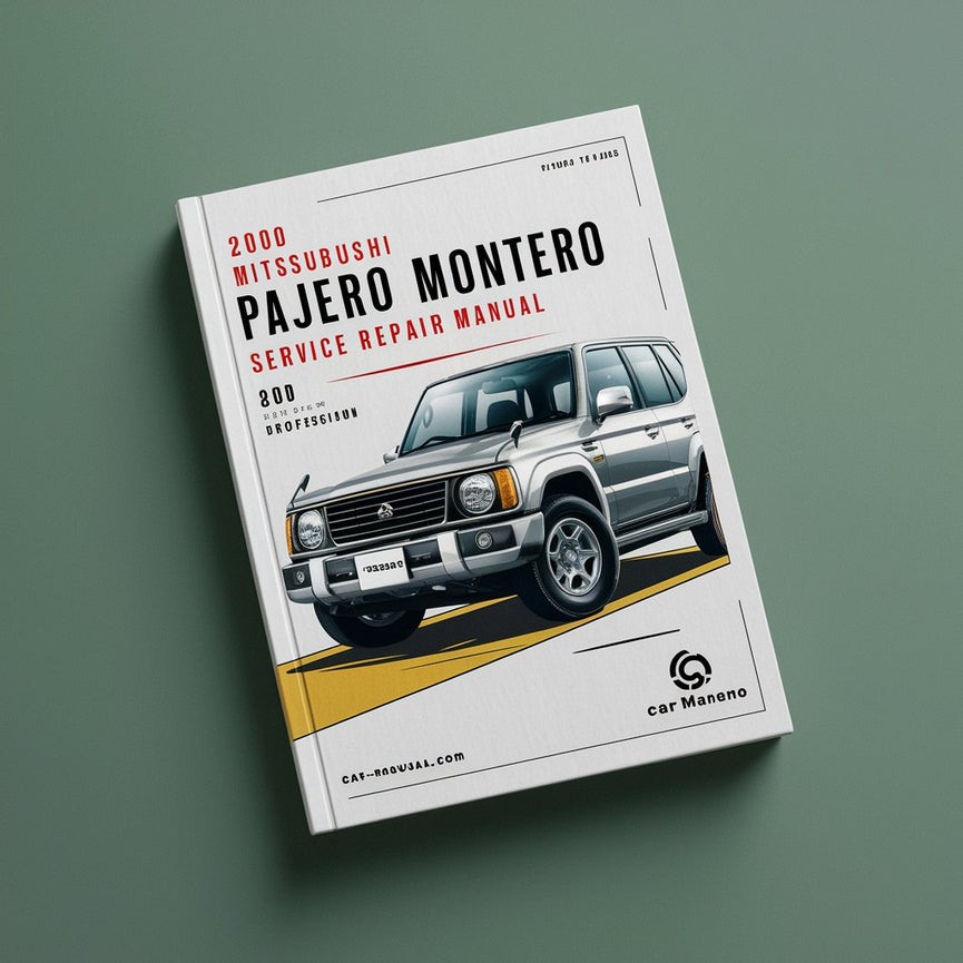 2000 Mitsubushi PAJERO MONTERO Service Repair Manual