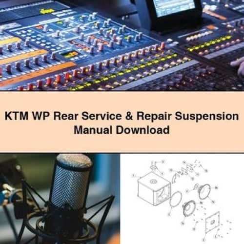 KTM WP Rear Service & Repair Suspension Manual Download PDF