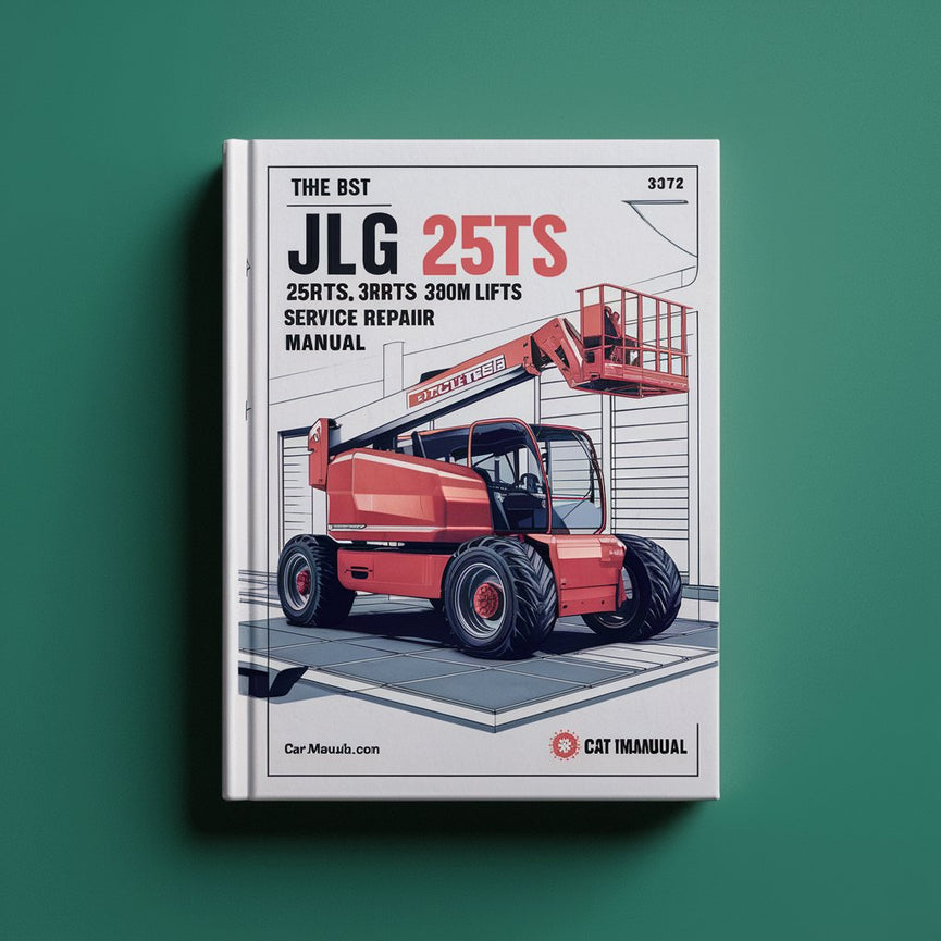 Manual de servicio y reparación de los mejores elevadores de pluma JLG 25RTS 33RTS 40RTS (N.º de pieza: 3120826)