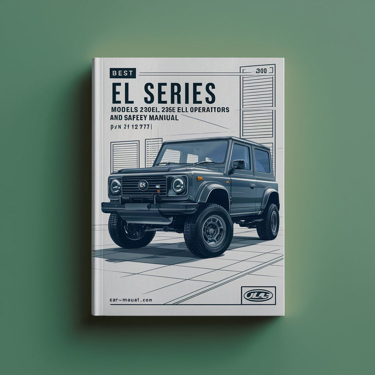 Manual de seguridad y del operador de los mejores elevadores de la serie EL de JLG, modelos 20EL, 25EL, 30EL, 36EL y 41EL (N.° de pieza: 3120781)