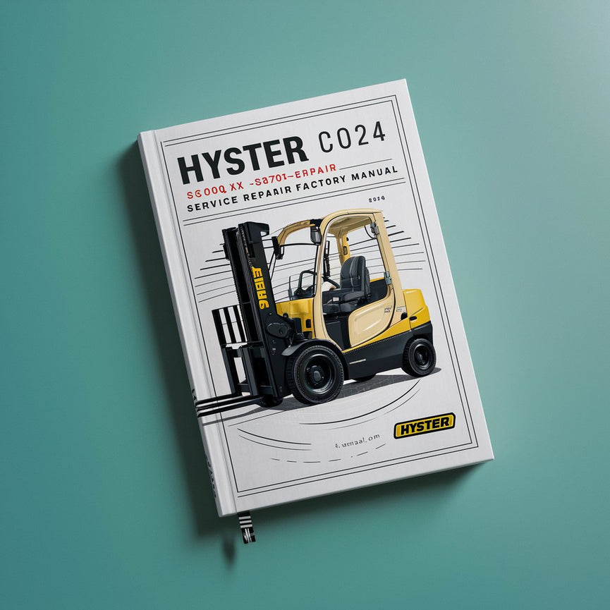 Manual de fábrica de reparación y servicio de montacargas Hyster C024 (S6.00XL S7.00XL Europa)