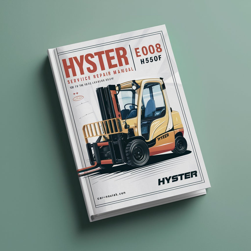 Manuel d'entretien du chariot élévateur HYSTER E008 (H550F)