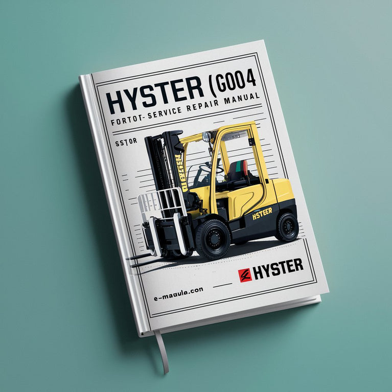 Manual de servicio y reparación de montacargas Hyster G004 (S120FTPRS)