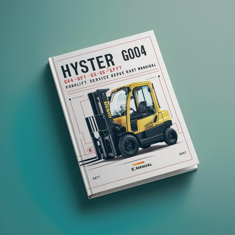 Manual de servicio y reparación de montacargas Hyster G004 (S4.0FT S4.5FT S5.5FT S5.5FTS Europa)