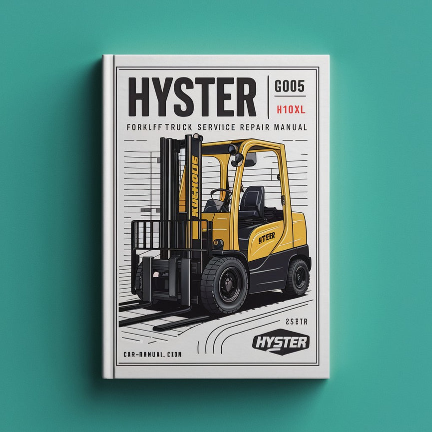 Manual de reparación y servicio del taller de la carretilla elevadora Hyster G005 (H110XL)