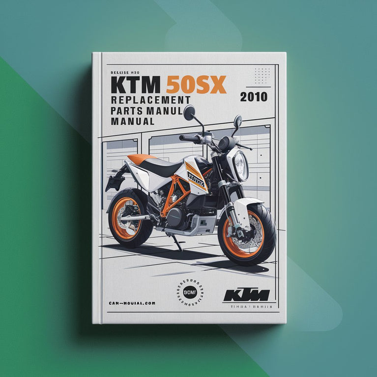 KTM 50SX Mini Replacement Parts Manual 2010