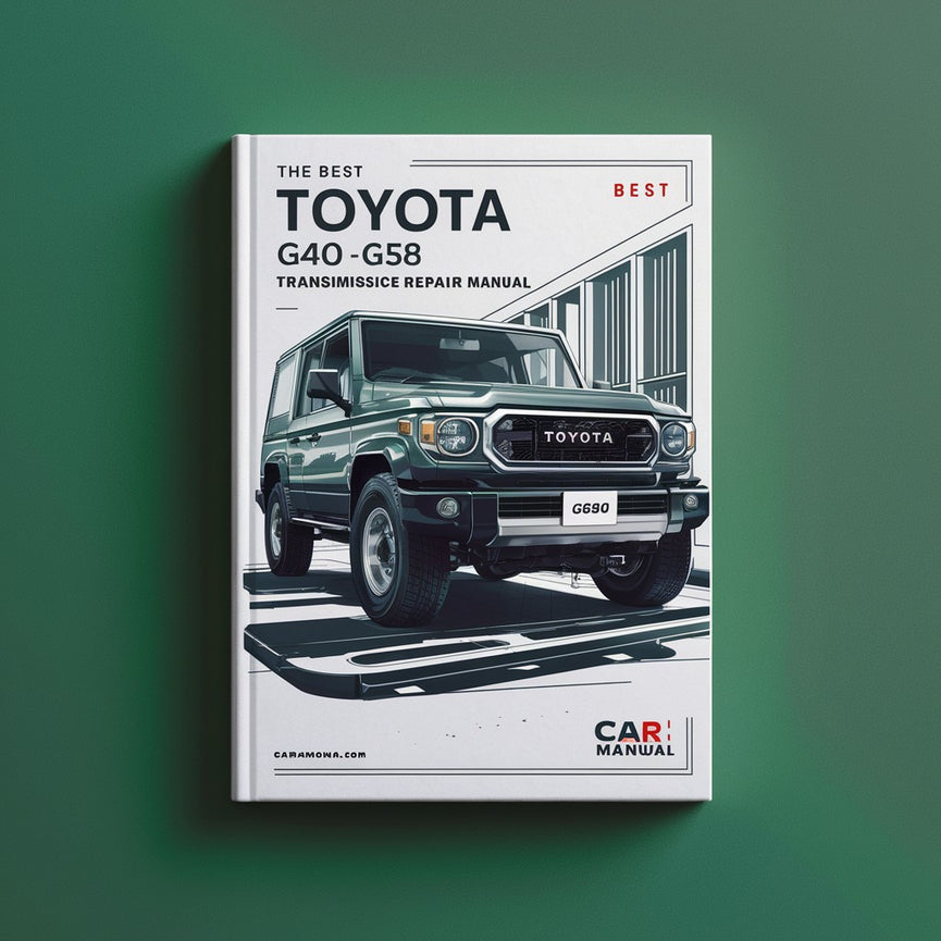 Mejor manual de reparación y servicio de transmisión de Toyota G40 G45 G50 G52 G53 G54 G55 G56 G57 G58