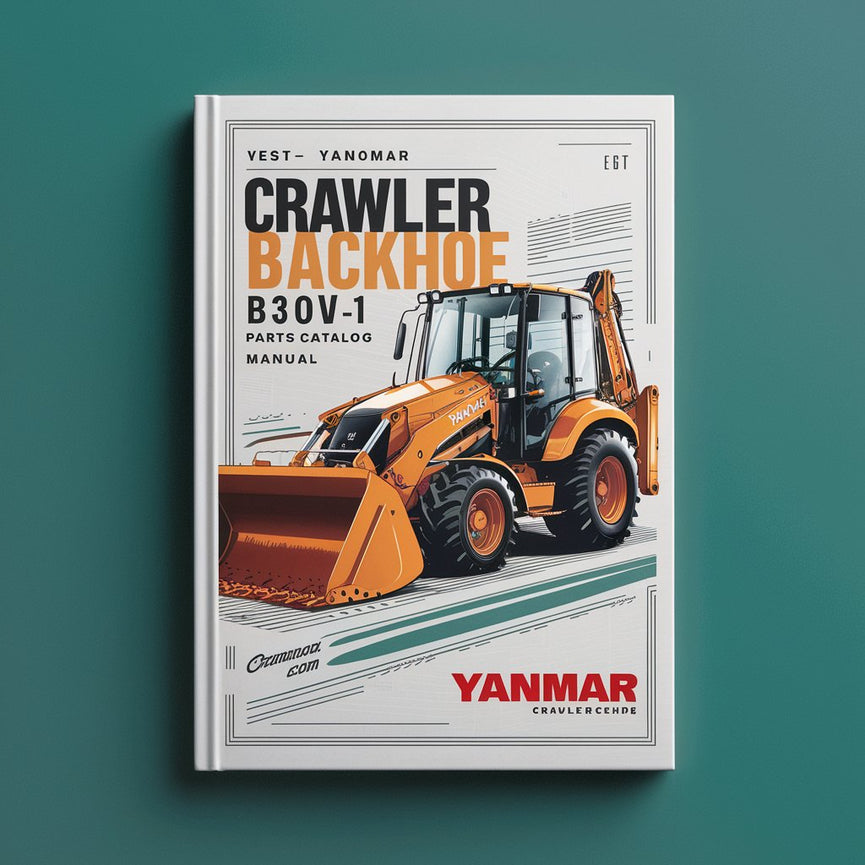 Yanmar Crawler Backhoe B30V-1 Parts Catalog Manual PDF Download