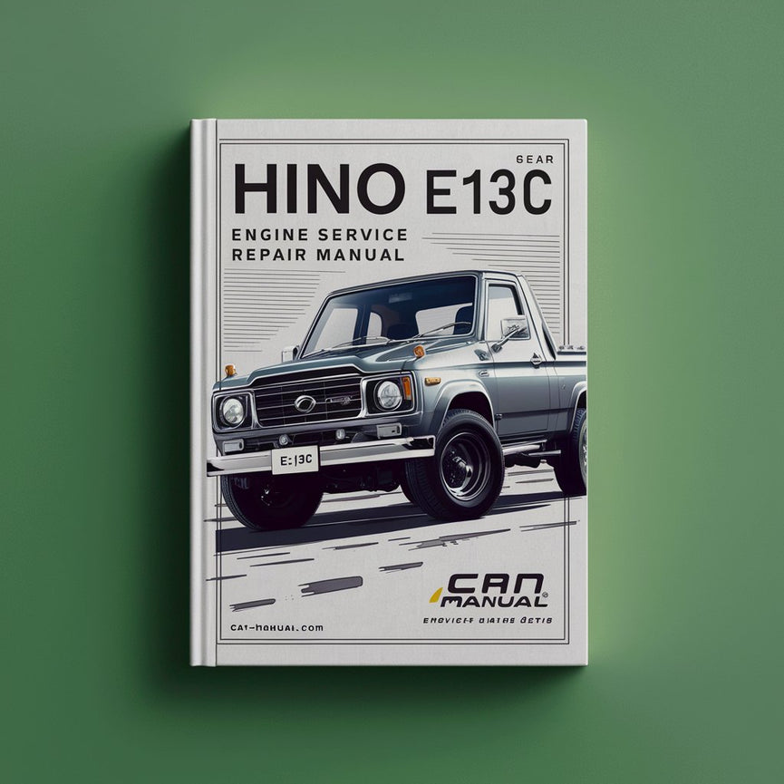 Manual de reparación y servicio del motor Hino E13C.