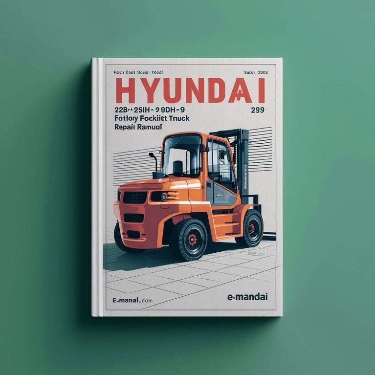 Manual de reparación y servicio de fábrica de carretillas elevadoras Hyundai 22BH-9 25BH-9 30BH-9 35BH-9