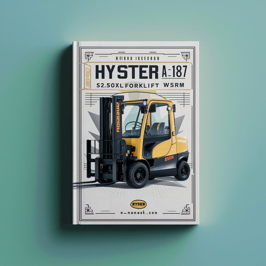 HYSTER A187 (S2.00XL S2.50XL S3.00XL EUROPA) Carretilla elevadora WSRM