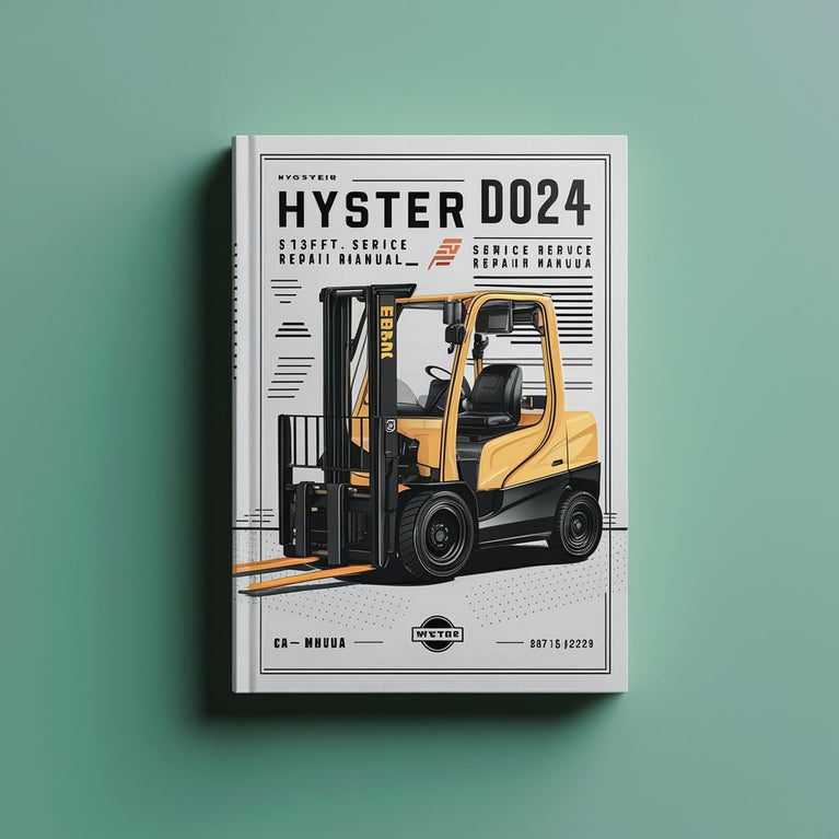 Manual de servicio y reparación de montacargas Hyster D024 (S135FT S155FT)