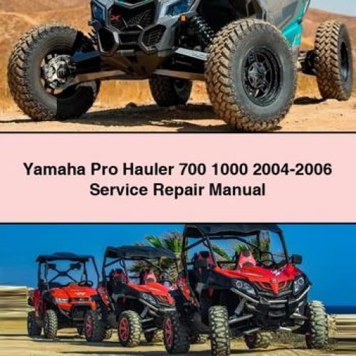 Yamaha Pro Hauler 700/1000 Service Repair Manual (2004-2006) PDF