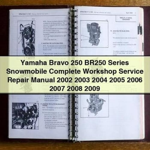 Yamaha Bravo 250 BR250 Series Snowmobile Complete Workshop Service Repair Manual 2002 2003 2004 2005 2006 2007 2008 2009 PDF Download