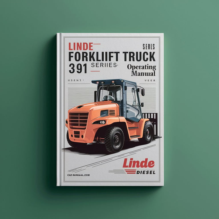 Manual de funcionamiento (manual del usuario) de la carretilla elevadora diésel Linde serie 391: H14 H16 H18 H20