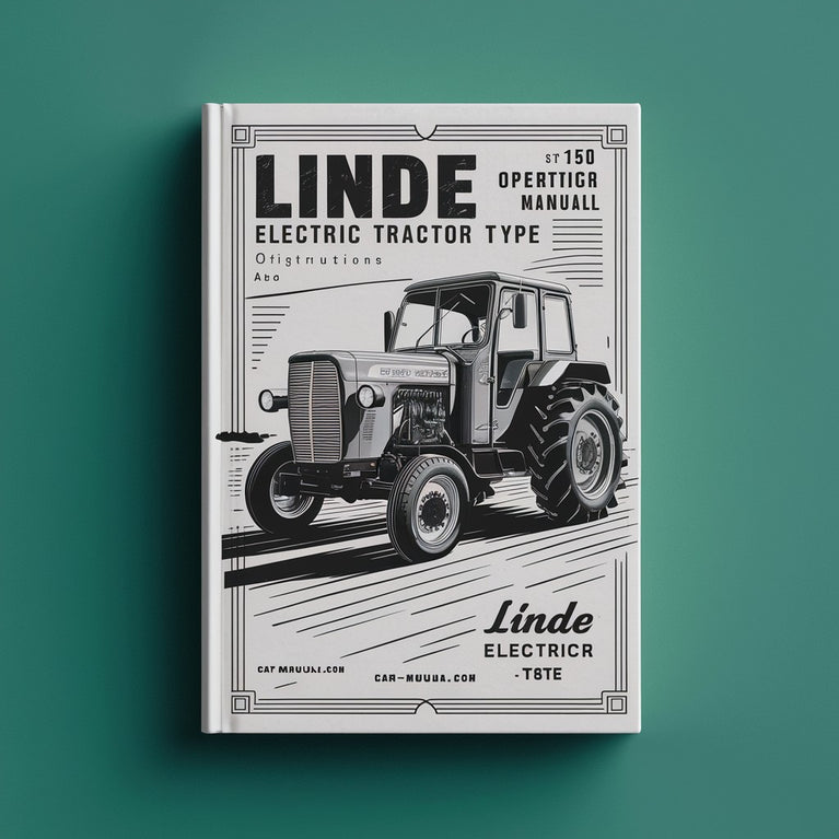 Manual de instrucciones del tractor eléctrico Linde tipo 131: P50 (manual del usuario)