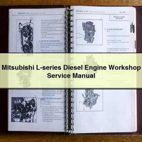 Manual de servicio y reparación del motor diésel de la serie L de Mitsubishi