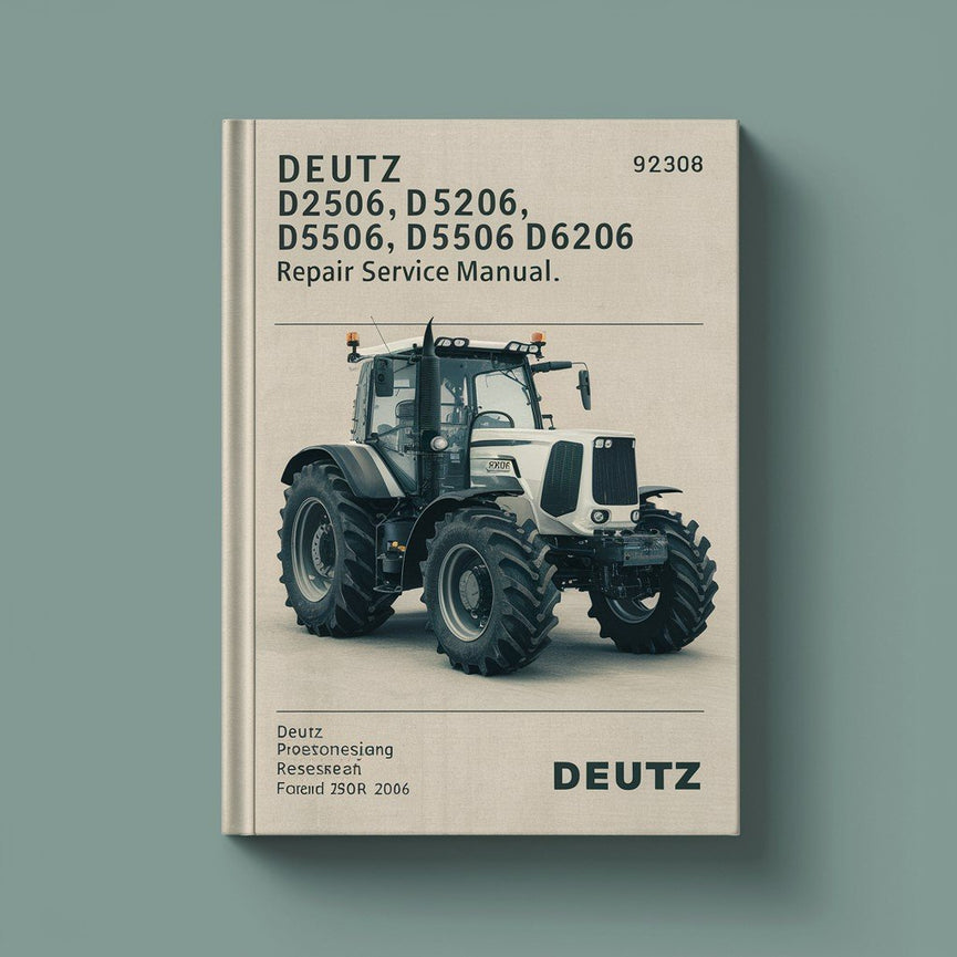 Manual de servicio y reparación de Deutz D2506 D5206 D5506 D6206