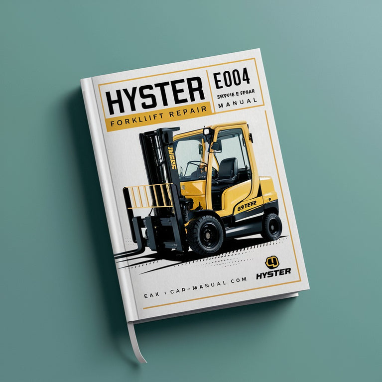 Manual de servicio y reparación de montacargas Hyster E004 (S100XM)