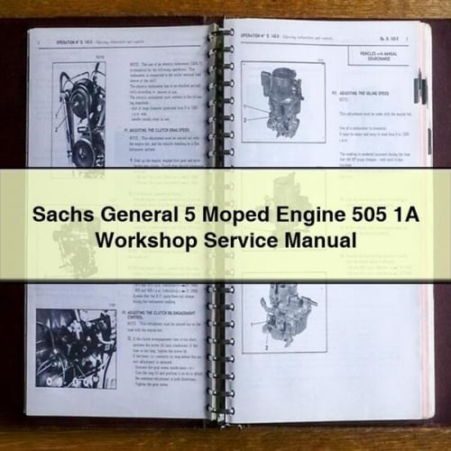 Manual de reparación y servicio del motor 505 1A del ciclomotor Sachs General 5