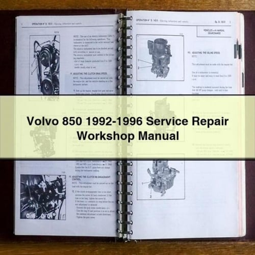 Manuel d'atelier de réparation et d'entretien Volvo 850 1992-1996