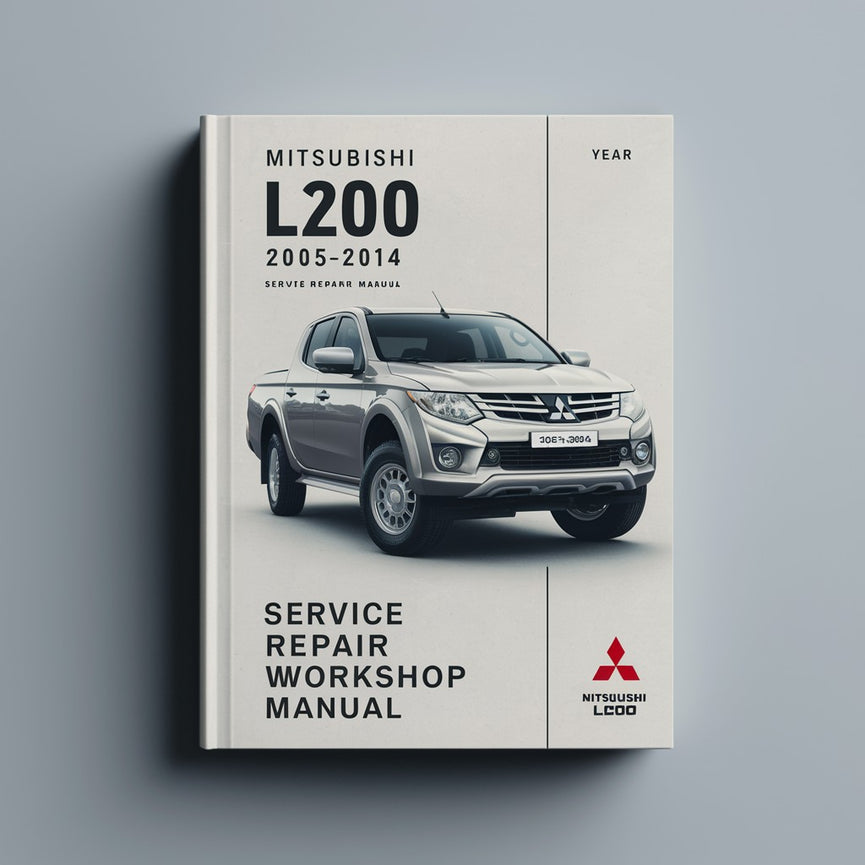 Mitsubishi L200 2005-2014 Service Repair Workshop Manual PDF Download