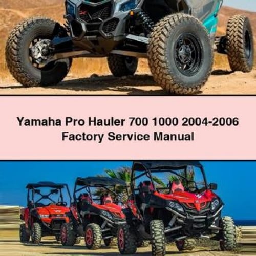 Yamaha Pro Hauler 700/1000 Service Manual (2004-2006)