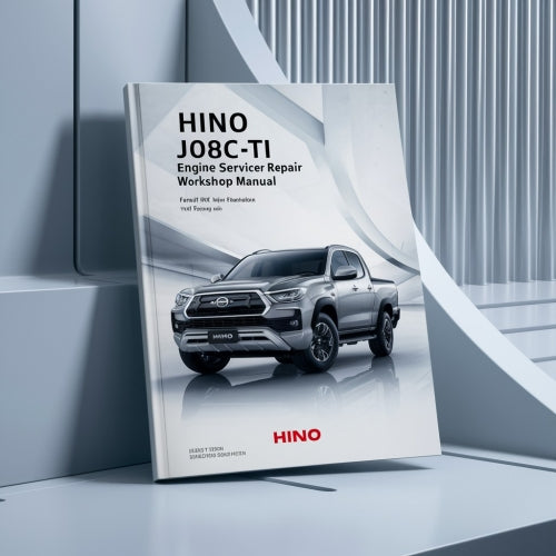 Manual de taller de servicio y reparación del motor Hino J08C-TI