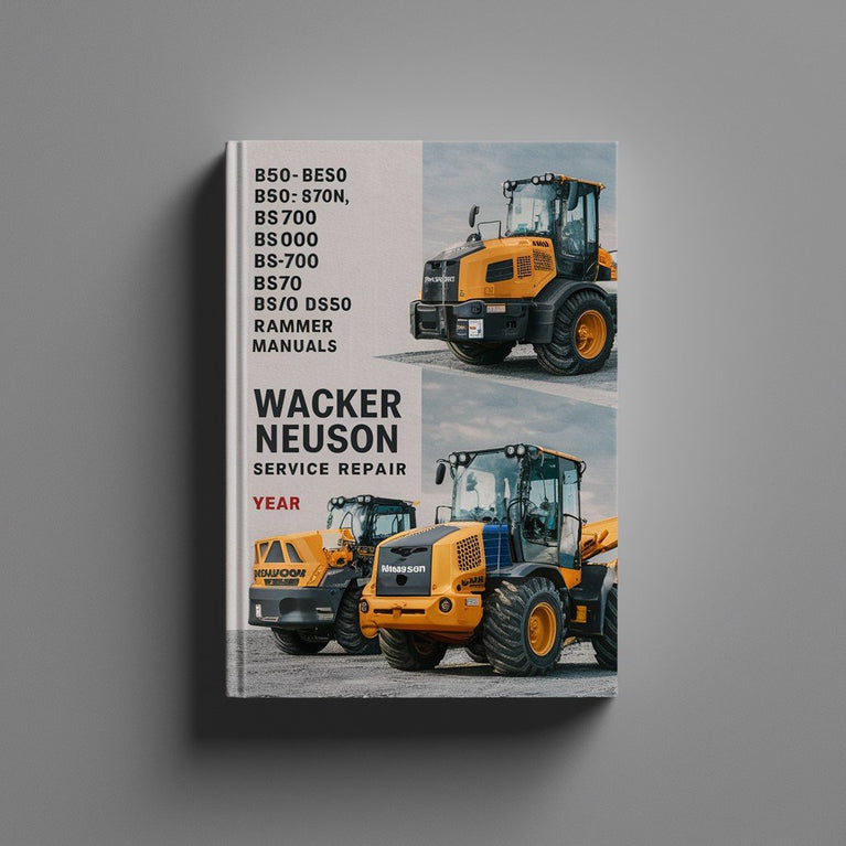 Wacker Neuson Rammer Service Manual PDF Download