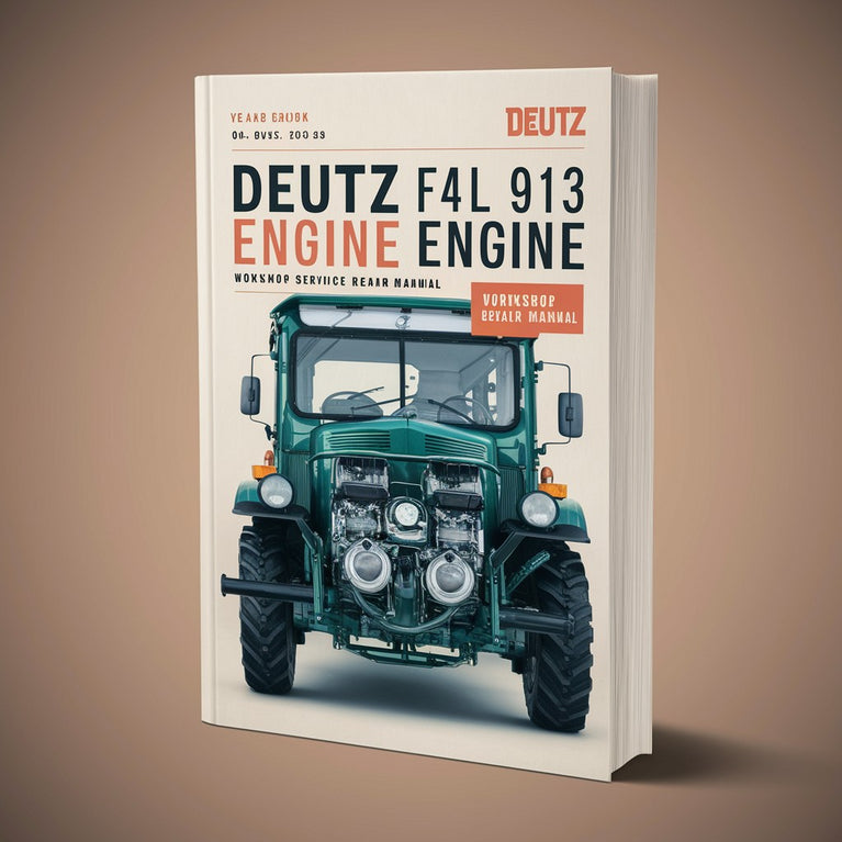 Manuel de réparation et d'entretien du moteur Deutz F4L 913