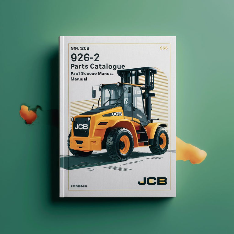 Manuel du catalogue de pièces détachées pour chariot élévateur JCB 926-2 LE (SN : 00660300-00664999 00822000-00823755)