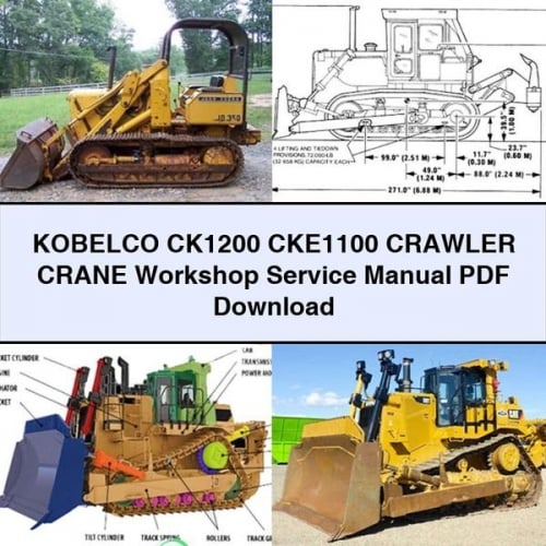 Manual de reparación y servicio del taller de la grúa sobre cadenas KOBELCO CK1200 CKE1100