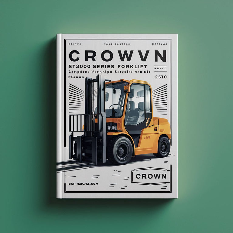 Crown ST3000 Series Forklift Complete Workshop Service Repair Manual PDF Download